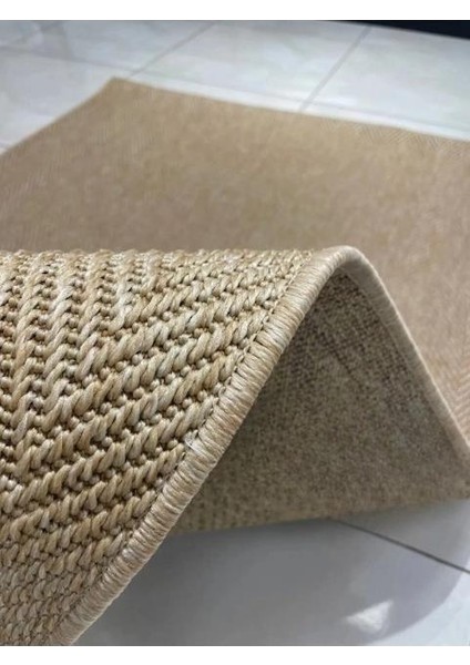 Bombay 665 Bej Kolay Temizlenen Dekoratif Sisal Jüt Halı modelleri