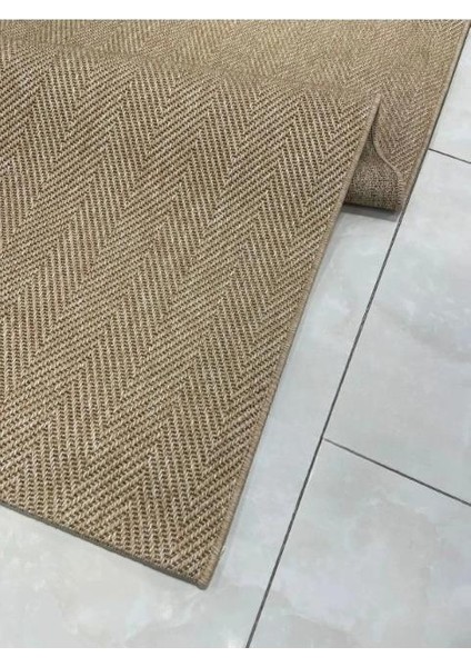 Bombay 665 Bej Kolay Temizlenen Dekoratif Sisal Jüt Halı fırsatları