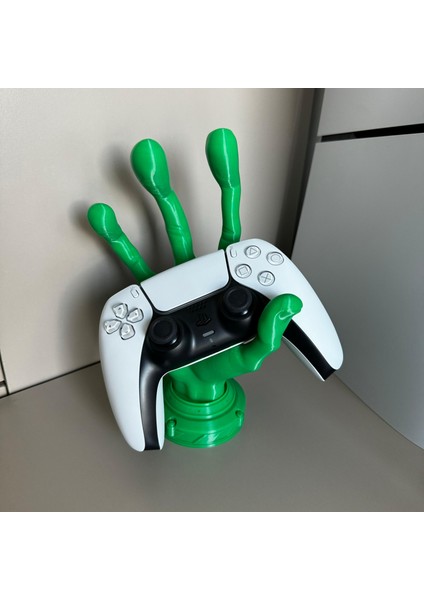 Uzaylı Eli 4 Parmak Ps4 / Ps5 / Xbox Joystick Standı Kol Tutucu Yeşil