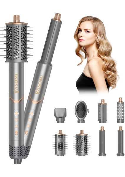 Witero 8in1 Ultra Airwrap Multi-Styler Sıcak-Soğuk Hava Üflemeli Saç Şekillendirme Cihazı