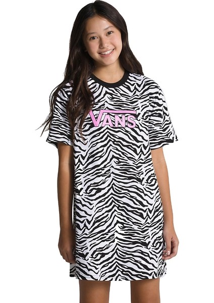 Zebra Daze Relaxed Tee Dress Kız Çocuk Elbise fiyatları