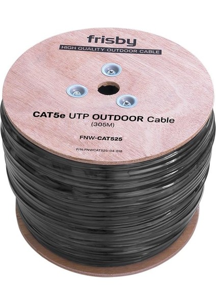 Frısby FNW-CAT525 305MT 0.45MM 26AWG CAT5E Dış Mekan Utp Kablo