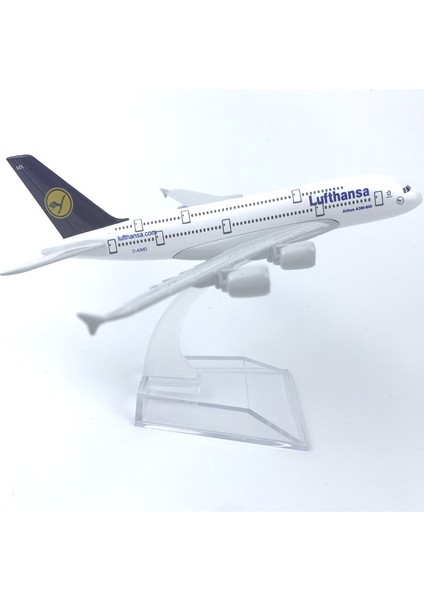 Alman Lufthansa 380 16CM Alaşım Uçak Modeli (Yurt Dışından)