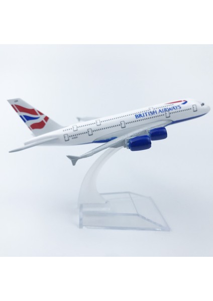 British A380 16CM Alaşım Uçak Modeli (Yurt Dışından)