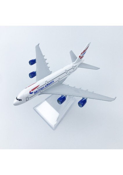 British A380 16CM Alaşım Uçak Modeli (Yurt Dışından)