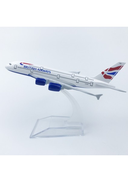 British A380 16CM Alaşım Uçak Modeli (Yurt Dışından)