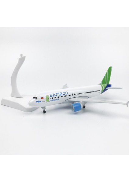 Bamboo Airways A320 20CM Alaşım Uçak Modeli (Yurt Dışından)