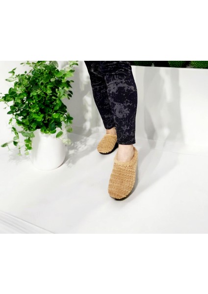 Kışlık Yumuşak Taban Gondol Model Ev Terliği