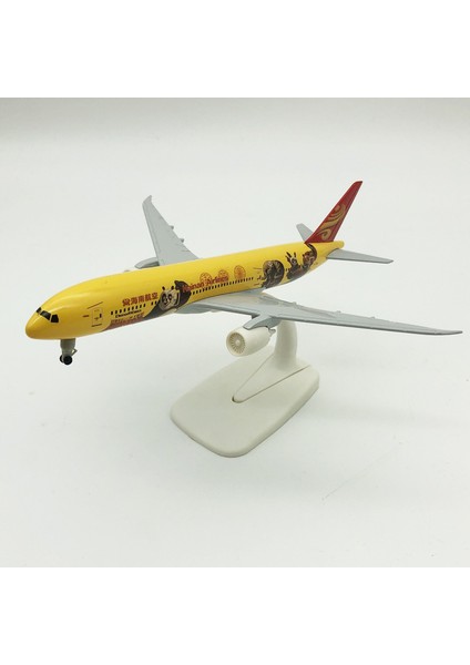 Kung Fu Panda Sarı 787 Boeing Uçak 20CM Alaşımlı Uçak Modeli (Yurt Dışından)