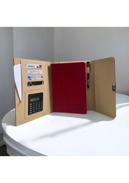 Çantalı Vip Defter Anahtar Kilitli Termo Deri Hesap Makineli - Mekanizmalı Tarihsiz Defter indirimleri