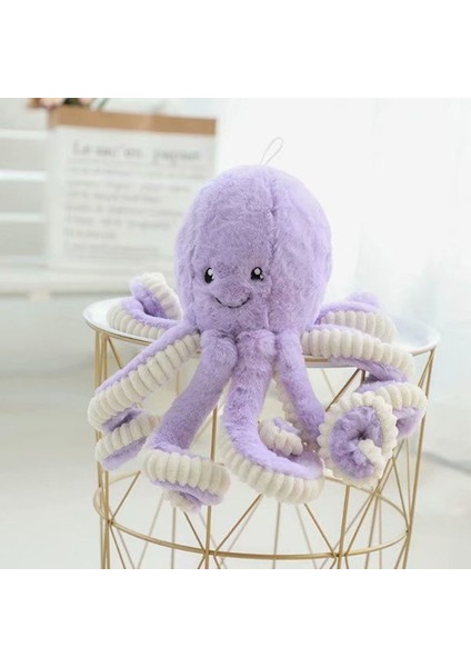 18CM Popüler Peluş Oyuncak Gülümseyen Ahtapot Ahtapot Bebek Çocuk Bebeği Bez Bebek (Yurt Dışından)