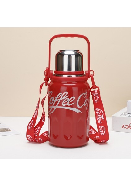 800 ml Coca-Cola Aynı Stil Büyük Kapasiteli 316 Paslanmaz Çelik Yalıtımlı Bardak Açık Taşınabilir Yeni Stil Su Isıtıcısı Halat (Yurt Dışından)