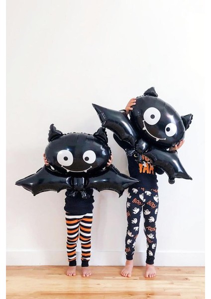 Sevimli yarasa halloween folyo balon siyah fiyatları