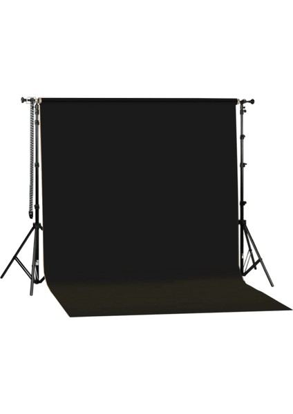 Seyyar Kağıt Sonsuz Fon Perde (Black/siyah) 2.70X11 Metre