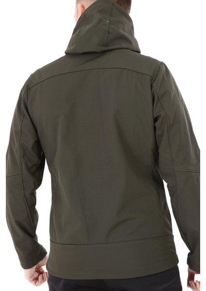 Ghassy Co.erkek Içi Polarlı Su ve Rüzgar Geçirmez Softshell Spor Mont
