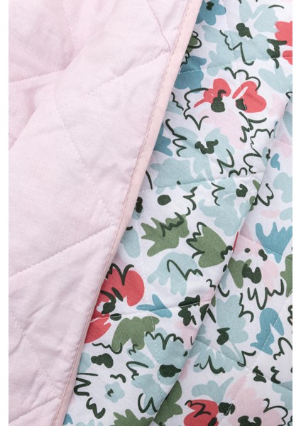 Aida Pink Puff Çift Kişilik Yatak Örtüsü