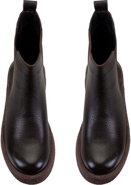 Alexis Kahve Kadın Lastikli Deri Chelsea Bot fırsatları