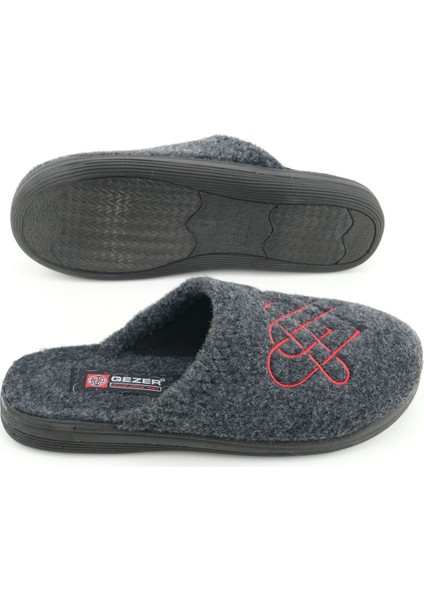 Kadın Kışlık Keçe Nakışlı Kalp Tasarım Ev Bahçe Terlik indirimleri