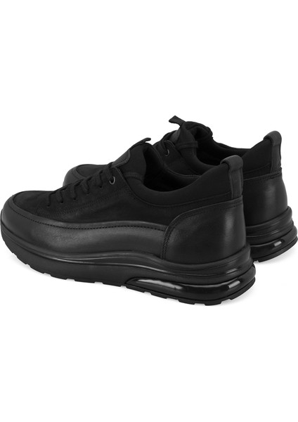 Trika Siyah Erkek Deri Spor Ayakkabı fırsatları