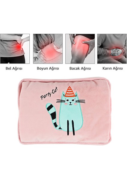 Cats Parti Kedi Elektrikli Sıcak Su Torbası
