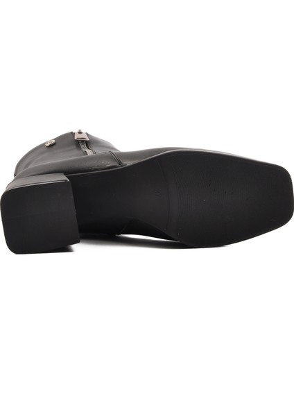 Pc-54000 Siyah Içi Kürklü Kadın Topuklu Bot indirimleri