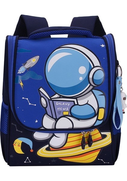Anaokulu Okul Çantası Uzay Adamı Şirin Sırt Çantası (Yurt Dışından)