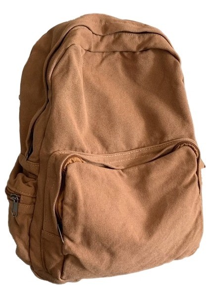 Evening Primrose Tuval Sırt Çantası Kız Lise Öğrencisi Düz Renk Okul Çantası Erkek (Yurt Dışından)