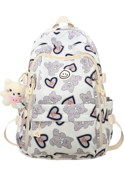 Evening Primrose Aşk Baskılı Basit Sırt Çantası, Ortaokul, Lise ve Ilkokul Öğrencil (Yurt Dışından)