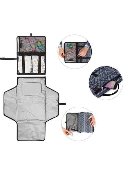 Bebek Alt Değiştirme Alt Açma Minderi Bakım Çantası modelleri