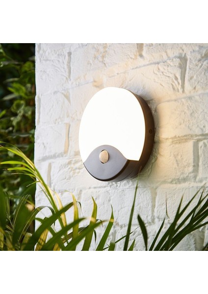 Elektrik Bağlantısı Ile Çalışır, 4000 Kelvin, Pır Sensörlü, 20 Watt Iç ve Dış Mekan Aplik, Armatür