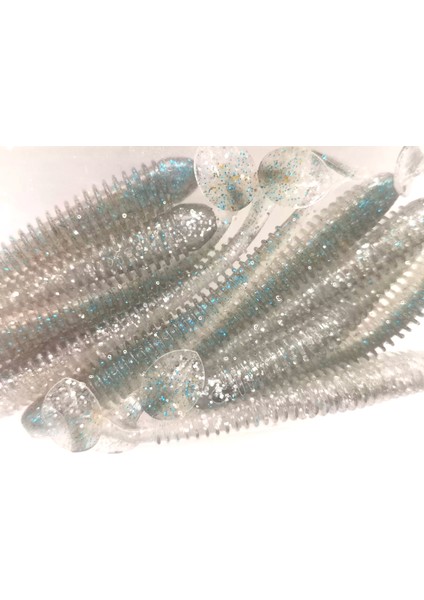 Swing Impact 7.5cm (3") #431 Silver Shiner Kokulu Silikon Balık modelleri