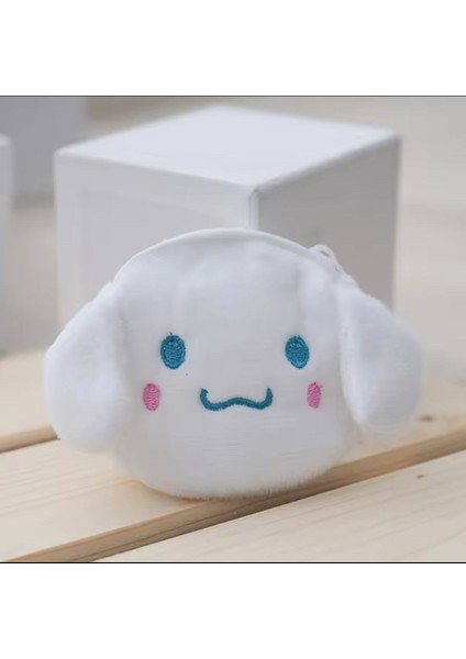 Beyaz Cinnamoroll Peluş Bozuk Para Cüzdanı