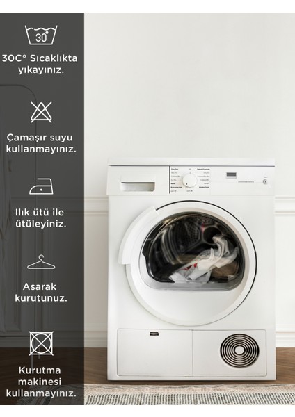 Çift Kişilik Çift Taraflı Wellsoft Yorgan 195X215 + 2 Adet 50 x 70 Yastık Kılıfı