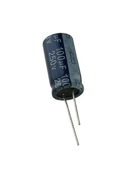 100 Mf 250 V Elektrolit Kondansatör