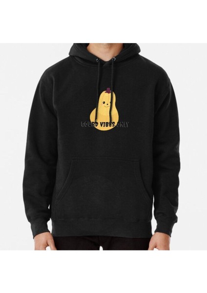 Unisex Gourd Vibes Only Baskılı Sweatshirt