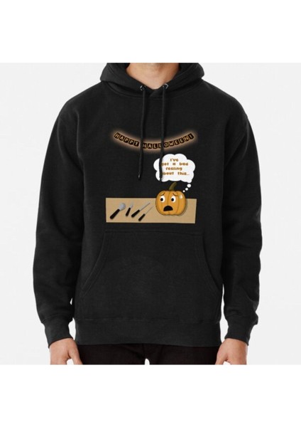 Unisex Happy Halloween! Baskılı Sweatshirt