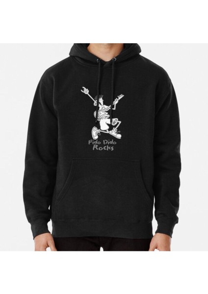 Unisex Fido Dido Rocks Baskılı Sweatshirt