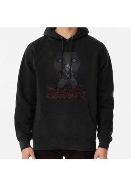 Unisex Blue Eye Samurai Baskılı Sweatshirt