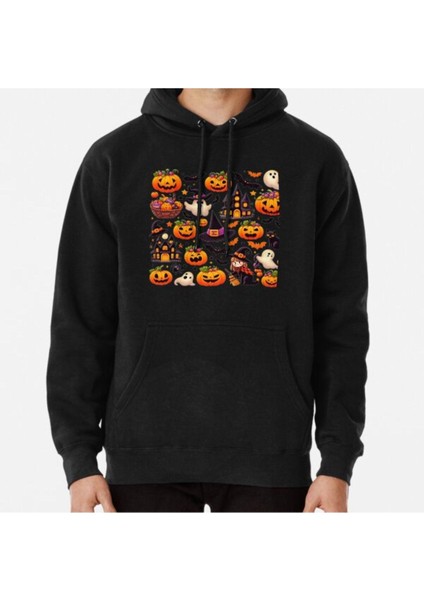 Unisex #2.. About Halloween Baskılı Sweatshirt
