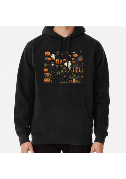 Unisex #4.. About Halloween Baskılı Sweatshirt