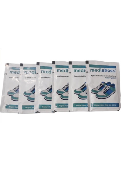 Ayakkabı Koku Giderici Granül Toz Içeren 6 Paket x 24 Adet