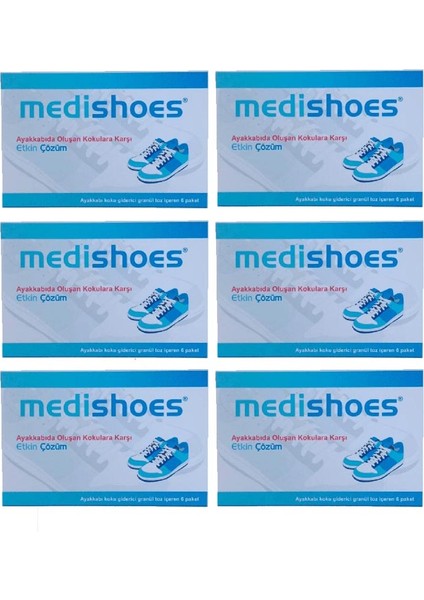 Ayakkabı Koku Giderici Granül Toz Içeren 6 Paket x 24 Adet