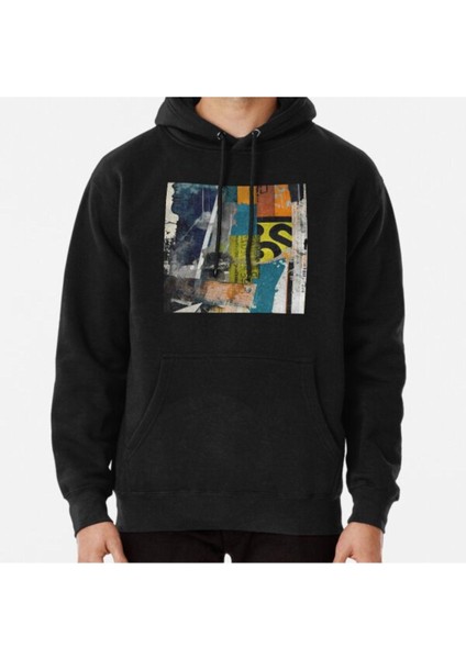 Unisex Urban Aesthetic Distressed Street Art Modern Grungy Abstract Baskılı Sweatshirt