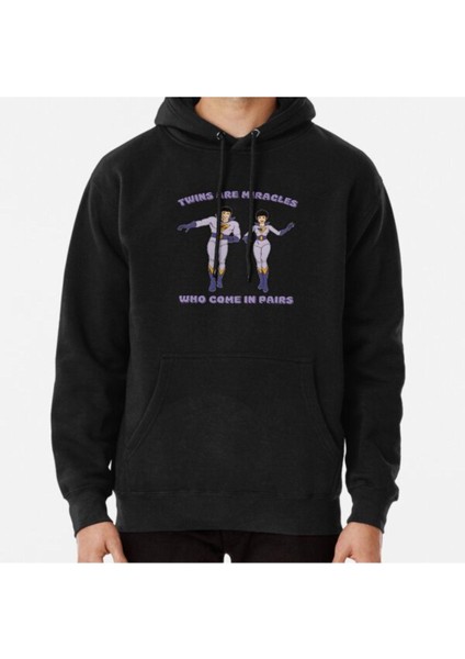 Unisex Wonder Twins Quote For Twin Lovers Design For An Essential Baskılı Sweatshirt