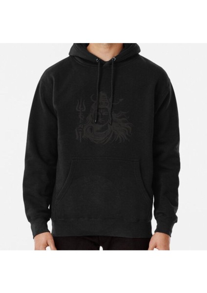 Unisex Embracing The Infinite: Lord Shiva Art Baskılı Sweatshirt