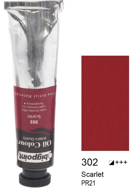 Yağlı Boya 45 ml Scarlet 302