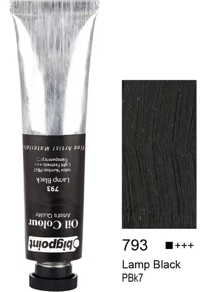 Yağlı Boya 45 ml Lamp Black 793