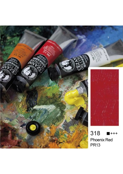 Cezanne Extra Fine Yağlı Boya 45 ml Phoenix Red 318