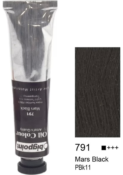 Yağlı Boya 200 ml Mars Black 791