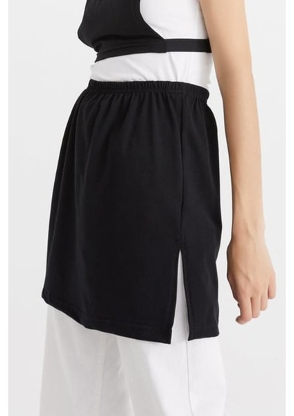 Siyah Yırtmaçlı Içlik Etek indirimleri